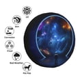 thumbnail image 4 of Pofeuu Astronaut Print Spare Tire Wheel Cover for Car Truck SUV Camper Universal Fit Spare Tire Cover RV Spare Tire Covers-14 inch, 4 of 6