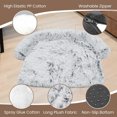 thumbnail image 3 of Removable Plush Pet Dog Bed Sofa for Large Dogs House Mat Kennel Winter Warm Cat Bed Pad Washable Dog Cushion Blanket Sofa Cover ShopWise Round, 3 of 14