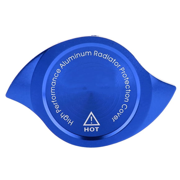 1 Uds. Cubiertas decorativas de tapa de aluminio de modificación de coche azul
