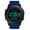 Blue-3, variant on DVKOVI Men's Digital Sports Watch Military Electronic Waterproof Wrist Watches for Men with Stopwatch Countdown Timer Alarm Date LED Backlight