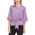 thumbnail image 1 of Vince Camuto Blusa con lazo en el frente para mujer, Púrpura, Grande Vince Camuto Pull-over, 1 of 1