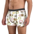 thumbnail image 5 of JUNZAN Donut Sloth Mens Underwear Boxer Briefs for Men’s - Large, 5 of 5