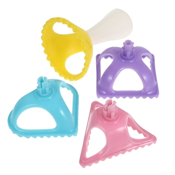 MasteelfCA Ensemble de 4 Pcs Presse à Pâte Gyoza Empanada Boulettes Calzone Chausson Accessoire de Cuisine