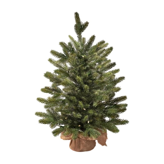 Artificial Norfolk Pine Tree - Faux Christmas Tree Potted Green for Front Porch Christmas Indoor Outdoor Decor for Entryway, Living Room, Office, Apartment