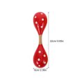 thumbnail image 2 of OUNONA 2Pcs Wooden Handheld Rumba Shaker For Indoor Play Assorted, 2 of 8