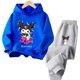 thumbnail image 3 of Conjunto de sudadera con capucha para deportes al aire libre para niños y niñas de 3 a 14 años con dibujos animados de Hello Kitty Kuromi, 3 of 5