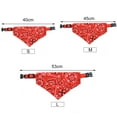 thumbnail image 6 of Dog Bandana Flower Print Decorative Polyester Pet Dog Bib for Photo Shot, 6 of 8