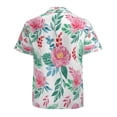 thumbnail image 3 of High Quality Hawaiian Shirts for Men Short Sleeve Aloha Beach Shirt Floral Summer Casual Button Down Shirts Blouses TRKX2D, 3 of 7