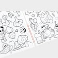 thumbnail image 2 of serony Coloring Paper Roll Colorable 30cmx300cm Rich Patterns DIY Art Drawing Letter, 2 of 9