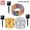 Multi-color, variant on Glam Hobby Outdoor 33 ft Solar Powered Waterproof 100 LED Copper Wire String Lights