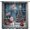 Blue-white, variant on Semi-Sheer Curtain Panels, Set of 2, Lined, with Tiebacks, 84 L x 42 W (x2), Spice