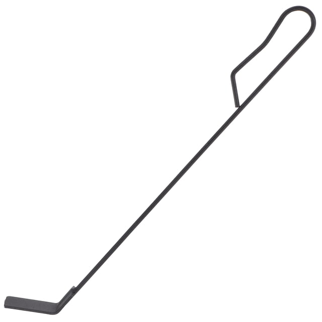 GOOHOCHY Herramienta para cenizas de carbón Limpiador de barbacoa para el hogar Rastrillo de carbón de metal Pala de fuego portátil Herramienta de limpieza