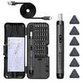thumbnail image 1 of Juego de Destornilladores Eléctricos Kit de Herramientas Eléctricas de Precisión Mini Puntas Pequeñas Inalámbricas Recargables para Computadora Móvil Gris, 1 of 5