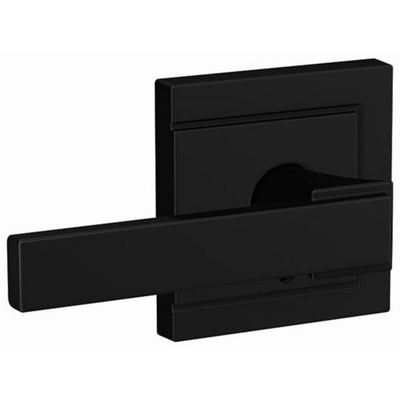 Schlage Fc172-Nbk-Uld Custom Northbrook Non-Turning Two-Sided Dummy Door Lever Set - Black