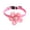Pink, variant on DOPI Adjustable Pet Collar with Bell Faux Suede Show Off Personality Dog Necklace for Puppy