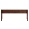 thumbnail image 6 of AFI Orlando King Modern Solid Wood Panel Headboard with Attachable Charger, Walnut, 6 of 9