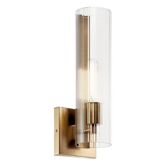 1 Light Wall Sconce in Modern Style-14 inches Tall and 4.75 inches Wide-Champagne Bronze Finish Bailey Street Home 147-Bel-5180101