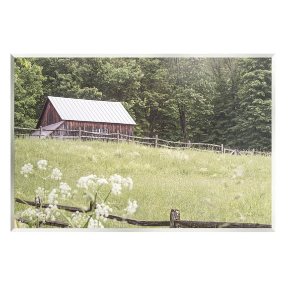Stupell Industries Rural Country Cottage Grassland Field Photograph Unframed Art Print Wall Art, Design by Sue Schlabach