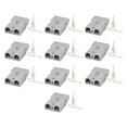 thumbnail image 1 of tredstone Industrial Socket Connector Quick Installation Male Female Docking Socket Suitable For All Kinds Gray 10PCS, 1 of 6