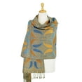thumbnail image 2 of Paisley Pattern Tow Layered Woven Pashmina Shawl Scarf Wrap Stole, 2 of 4