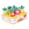 thumbnail image 1 of Estera de zanahoria sensorial para tirar a lo largo de la caja de pañuelos para niños pequeños juguete interactivo multifunción para juguete sensorial oso, 1 of 8