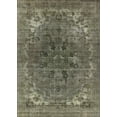 thumbnail image 1 of Ahgly Company Machine Washable Indoor Rectangle Industrial Modern Coffee Brown Area Rugs, 2' x 3', 1 of 7