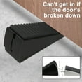 thumbnail image 4 of Strongest Large Door Stopper, Wedge Tall Door Stop for Bottom of Door Security Rubber, 3 Inch High Adjustable Spring Loaded Spring, Non-Slip Stackable Doorstop for Kitchen and Bathroom, 4 of 7