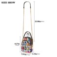 thumbnail image 2 of FORMRS Crossbody Bag for Women Quilted Travel Shoulder Cell Phone Purse with Chain Strap Handbag, Blue Jam Jars, 2 of 7