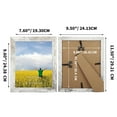 7 Pack 8x10 Picture Frame Set, Composite Wood, White Photo Frames for