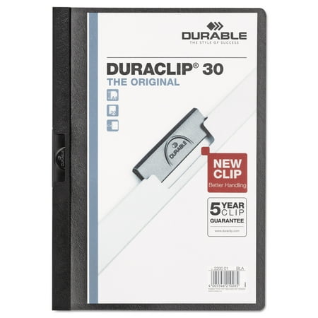 UPC: 0616528220037 | DURABLE  DBL220301  Duraclip Report Covers  1 Each  Black