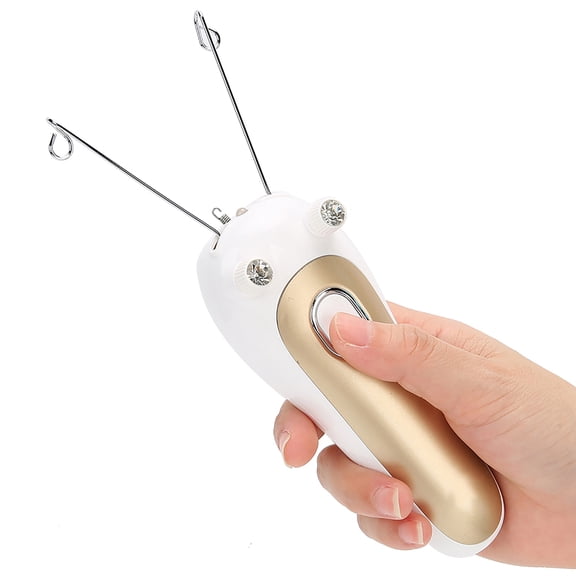 Threader Hair Remover, Beautiful Electric Threading Epilator, ABS Non-Stimulation Efficient Long Endurance Safe Durable Arm For Face Gold