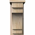 thumbnail image 2 of 7 1/2"W x 14"D x 18"H Mediterranean Smooth Corbel w/Backplate, Douglas Fir, 2 of 9