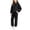 Black, variant on Enjoytime Girls Two Piece Set Long Sleeve Hooded Sweatshirt Pockets Sweatpants Outfits Fall Winter Soft Casual Sweatsuit Sets