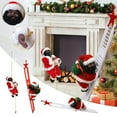 thumbnail image 3 of Fridja Christmas Decoration Santa Claus Electric Climbing Hanging Ladder Christmas Toys, 3 of 7