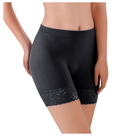 

B91xZ Lingerie For Women Briefs Lifting Body Women s Midwaist Underwear Underpants Boxer plus Size Lingerie for Women 4x Black One Size