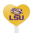 thumbnail image 2 of LSU Tiger Eye on Yellow Heart Love Cupcake Picks Toppers Decoration Set of 6, 2 of 7