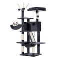 thumbnail image 1 of Cat Tree Hey-brother MPJ019-SG para gatos de interior, color gris ahumado, 1 of 9
