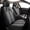 00-Black&Gray48, variant on LAONNVIR Car Seat Cover Fit for Volkswagen VW Tiguan 2009-2025 Auto Interior Accessories,Waterproof Faux Leather Vehical Car Seat Cushions Cover(Black&Grey)
