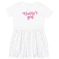 thumbnail image 3 of Inktastic Valentine's Day Daddy's Girl Girls Toddler Dress, 3 of 5