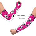 thumbnail image 4 of ALAZA Art Skull Line UV Sun Protection Arm Sleeves UPF 50+ Compression Cooling Sleeve 1 Pair, 4 of 7