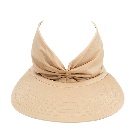 Summer Hat women's Sun Visor Sun Hat Anti-ultraviolet Elastic Hollow Top Hat