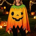 thumbnail image 2 of DHFJKG Women Ghost Poncho Halloween, Pumpkin Poncho For Women, Spooky Halloween Party Accessory, 2 of 4