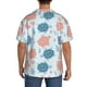 thumbnail image 3 of Fotbe Sea Turtle Camisa Estampada de Manga Corta para Hombre, Casual de Verano, Estilo Playero, Sin Arrugas-Small, 3 of 5