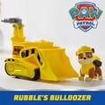 thumbnail image 2 of PAW Patrol Bulldozer Vehicle with Collectible Rubble Figure, Sustainably Minded Toys for Kids Ages 3+, 2 of 8