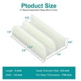 thumbnail image 3 of M6219 Sliding Shower Door Bottom Guide for Sliding Shower Door (Top Hung) Shower Door Guide 1/2 in Channels 4 Pack, 3 of 8