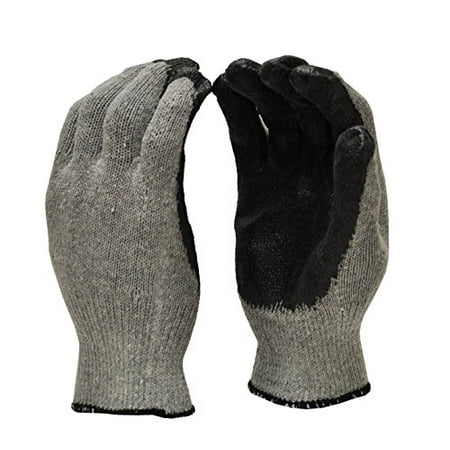 G & F 3108 String Knit Latex Dipped Gloves in Economical Grade  10-Pair Pack