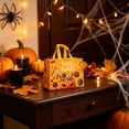 thumbnail image 4 of Luoshdecor Halloween Reusable Candy Bag,Foldable Waterproof Design,Gift for Party,Shopping Supplies,13.8x9.8x6.7 Inch,Yellow, 4 of 6