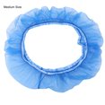thumbnail image 2 of Flmtop Doux Aéré Oiseau Cage Couvercle Receveur Garde Perroquet Maille Filet Panier Extensible Ombre Bleu, 2 of 9