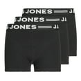 thumbnail image 1 of JACK&JONES Calzoncillos bóxer de niño, lote de 3 - SENSE TRUNKS, algodón elástico, logo en la cintura Negro 164, 1 of 3