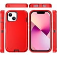 thumbnail image 3 of Entronix Funda Resistente para iPhone 14 Pro, Triple Capa, Resistente a Golpes y Anticaídas, Color Rojo, 3 of 5